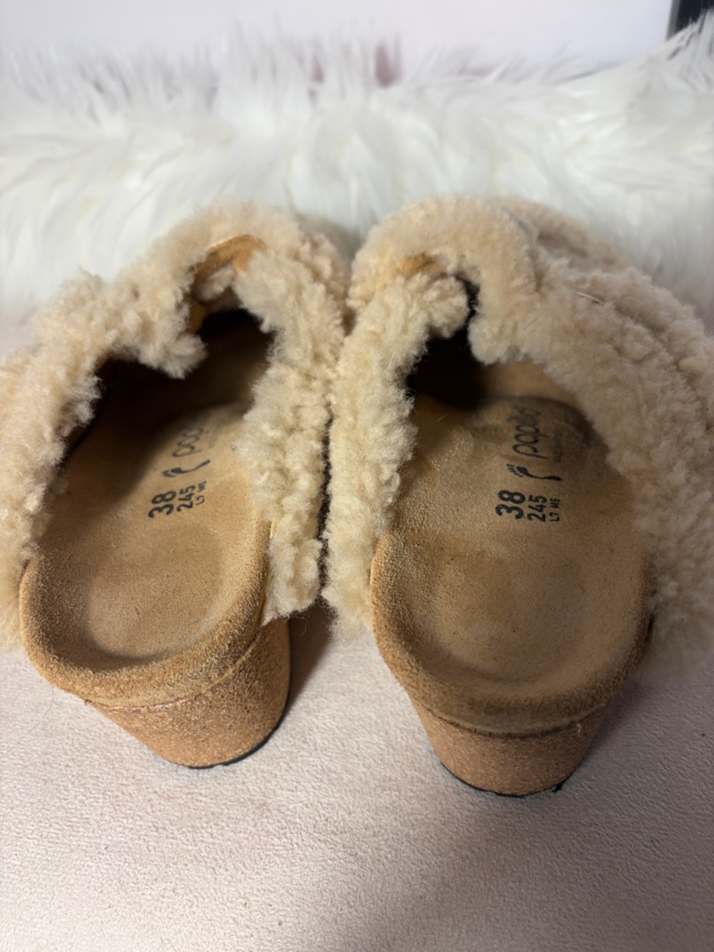 Papillio Women's Shearling Slip-On Clog - Cream - Picture 5 of 11